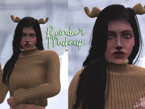 Reindeer Christmas Makeup for MP Female 1.0