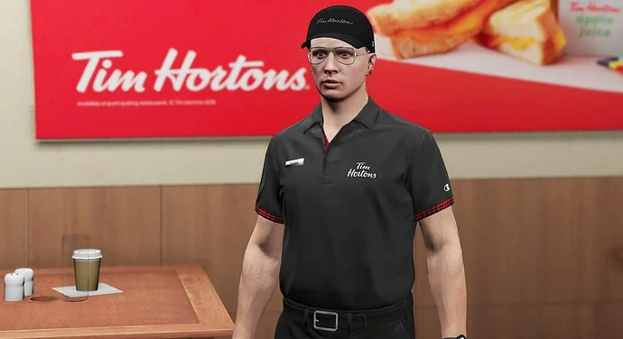 Tim Horton’s Restaurant Uniform Pack 1.0