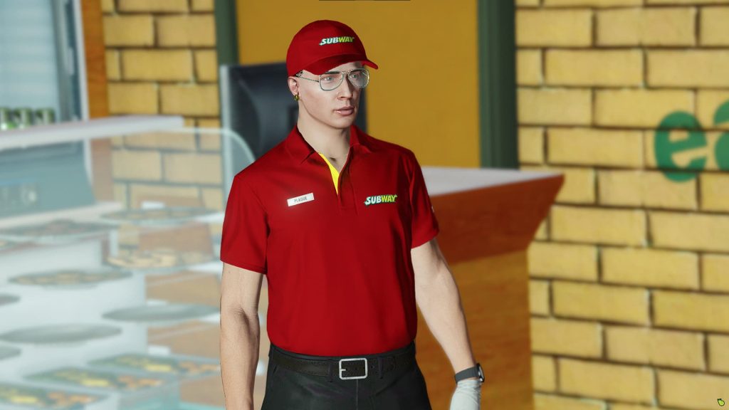 Retro Subway Restaurant Uniform Pack 1.0 