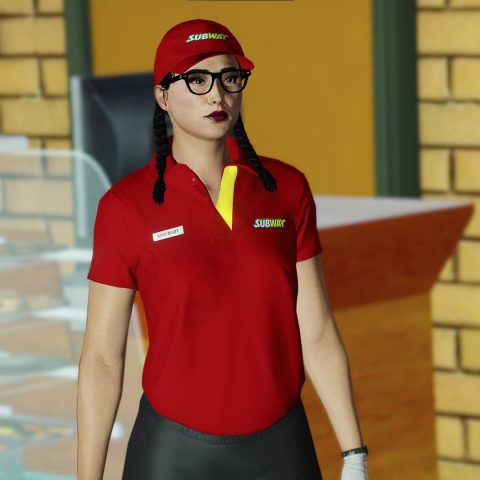 Retro Subway Restaurant Uniform Pack 1.0 – GTA 5 mod