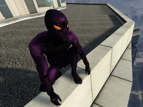 SPIDERMAN - Retexture - BLACK SPIDER 1.0