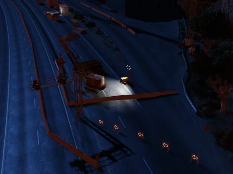 Sandy Shores Highway Road Construction [YMAP / FiveM] 1.3