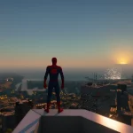 Re-texture of Azzman's Spider-Man Lotus Suit 1.0