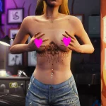 Sternum tattoo for MP Female 1.1