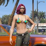 Sternum tattoo for MP Female 1.1