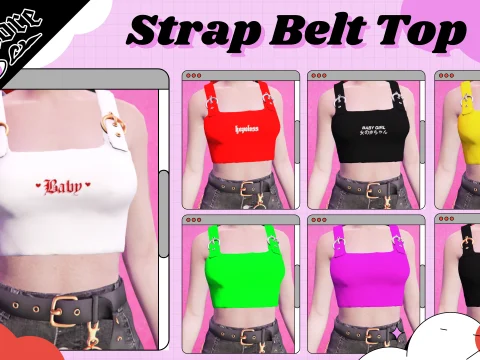 Strap Belt Top For MP Female 1.0