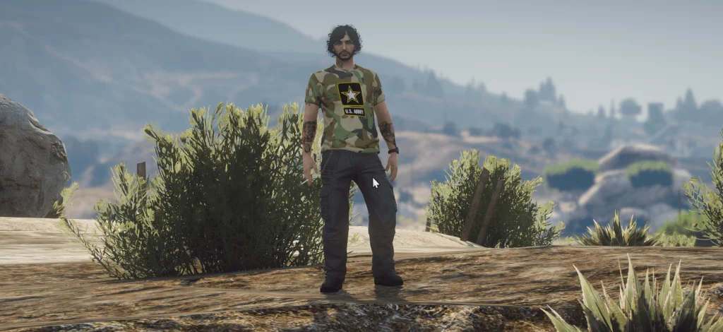 Us Army Shirt MP Male Texture 1.0