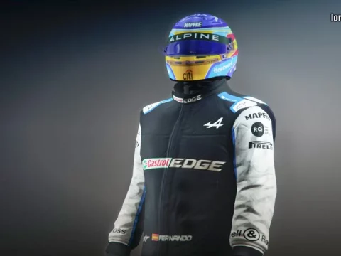 Alpine F1 suit 2021 for MP Male 1.0