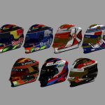 Bell HP7 - Formula 1 Helmets Pack