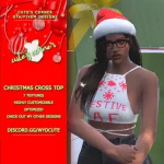 Christmas Cross Top for MP Female 1.0