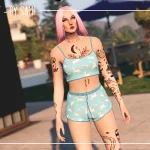 Cute Pajama Set for MP Female 1.0