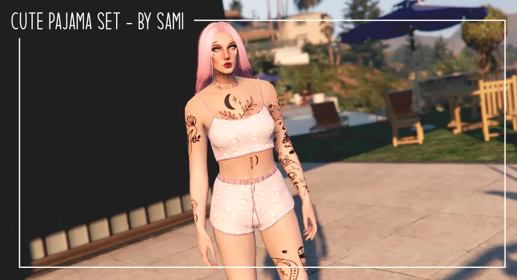 Cute Pajama Set for MP Female 1.0