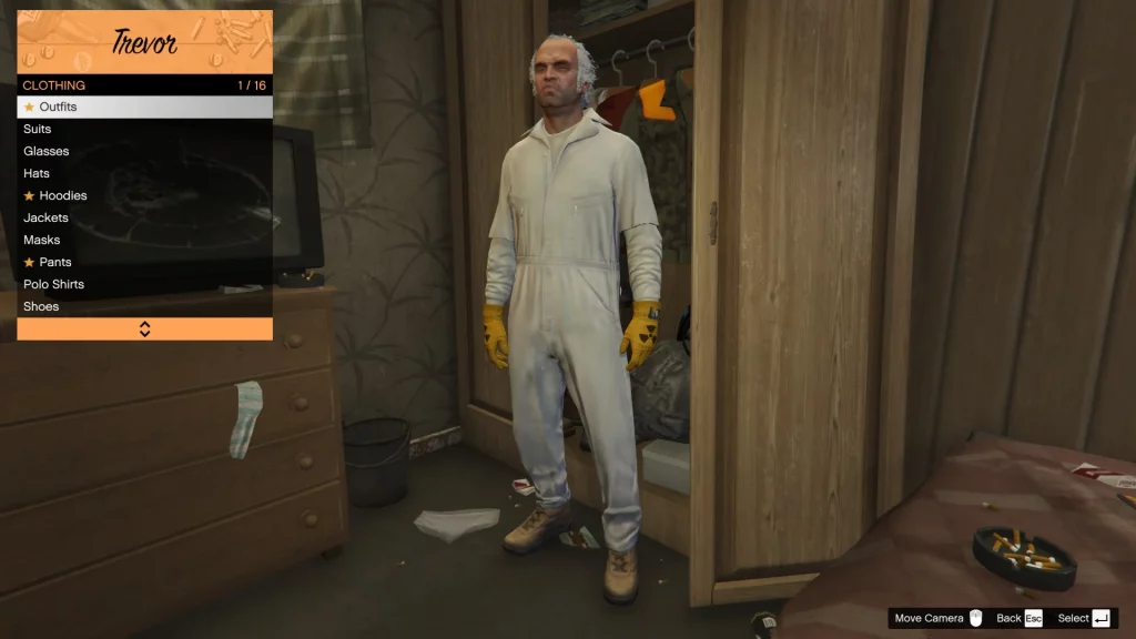 Dr. Emmett Brown skin for Trevor 1.0