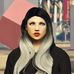 Eyeliner with 2 drawn lashes for MP Female 1.0