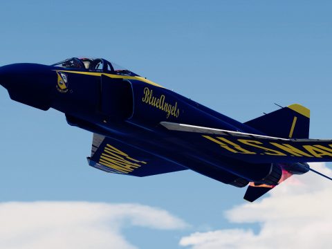 F-4 Phantom II Blue Angels US Navy Display Team [Add-on] 1.0