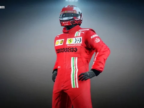 Ferrari F1 suit 2021 for MP Male 1.0