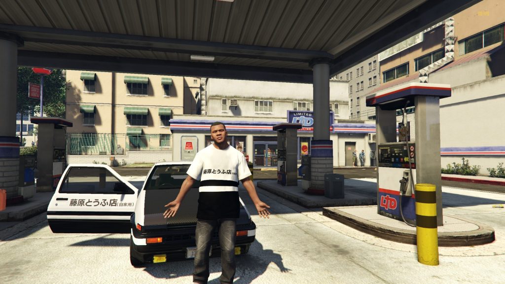 Franklin Fujiwara Tofu Shop AE86 Initial D Shirt 1.0