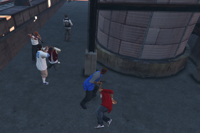 Gangs robbing Ballas 1.0 