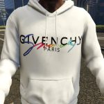 Dior & Givenchy White Hoodie for Franklin V1.0