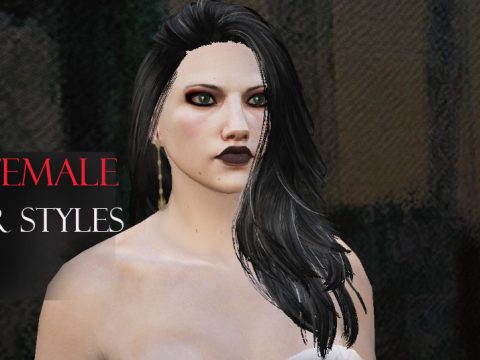 Hair styles for mpfemale part 2 w/belly piercing 1.1