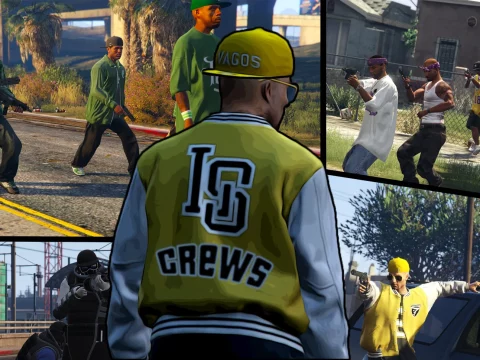LS Crews - Gangs & Bodyguards 0.30 (Gang Update)
