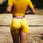 Lowerback Tribal Butterfly Tattoo MP Female 1.0