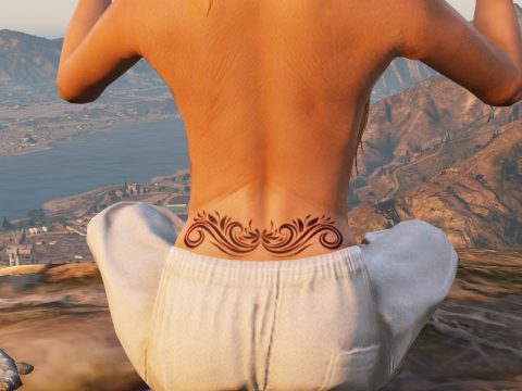Lowerback Tribal2 Tattoo MP Female 1.0
