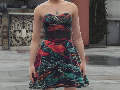 Matching Couple Outfit - Rose & Bird Design 1