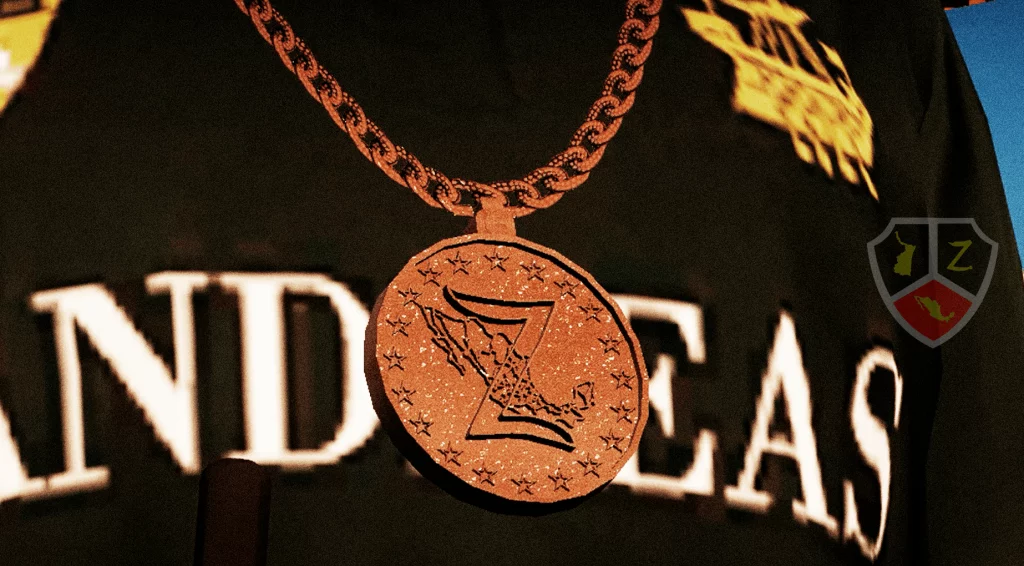 Mexican Cartel Los Zetas Gold Medal for MP Male 1.0