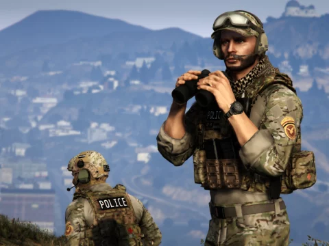 Multicam hat & Peltors [EUP] / FiveM 1.0