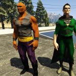 Omni Man / Drax - retexture - Ra's Al Ghul / Ubu - 2 Pack