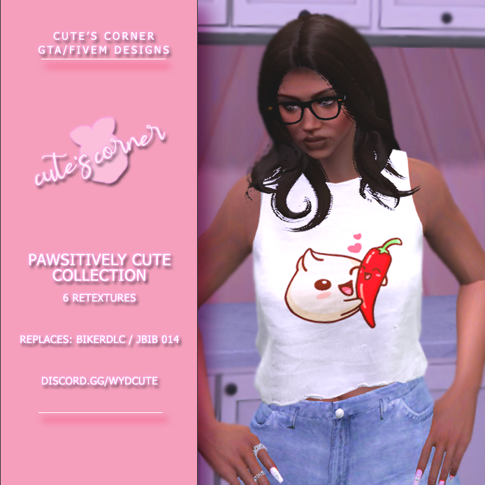 Pawsitively Cute Collection / Retextures for MP Female 1.0 – GTA 5 mod