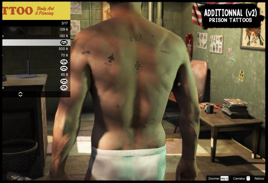 Prison Tattoos for T 2.0 (v1 included)