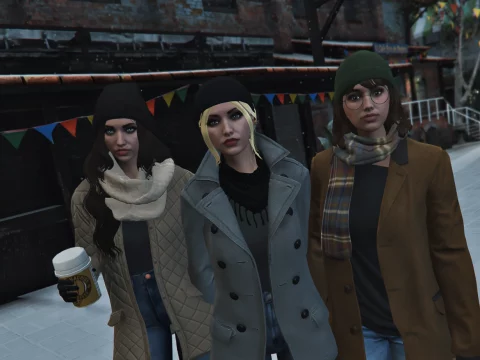 Recolored scarfs and beanies for MP Male / Female