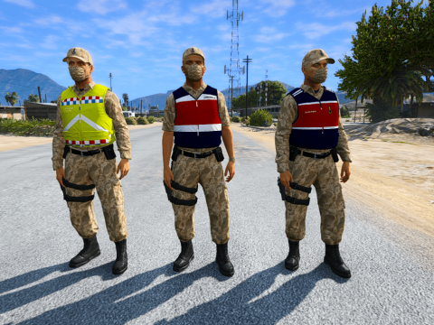 Turkish Gendarmerie Camouflage Ped 1.0