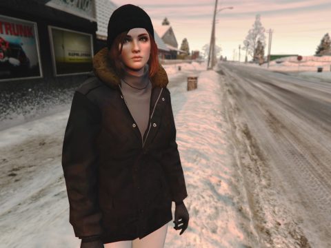 Winter Jacket + Beanie For MP Female 1.0