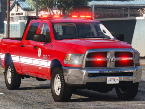 2016 Ram 2500 - Los Santos Fire Department (LSFD/LAFD) [Add-On | DLS / non-ELS] 2.2