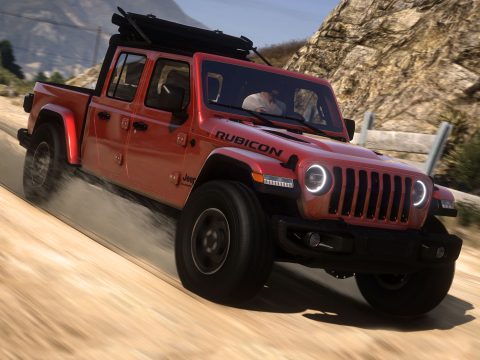 2020 Jeep Gladiator Rubicon [Add-On / FiveM | Tuning | LODs | Template] 1.0