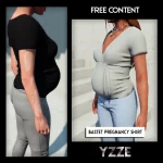 Bastet Pregnancy Shirt for MP Female 1.0