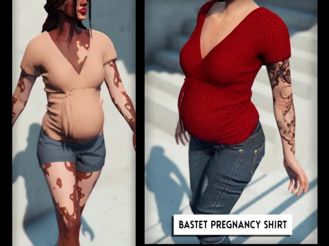 Bastet Pregnancy Shirt for MP Female 1.0