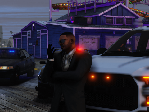 Black Gloves For Franklin 0.2