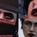 Bushy eyebrows for MP FemaleMale characters [SinglePlayer] 1.0