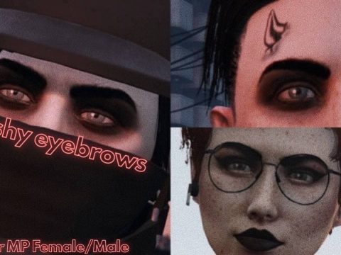 Bushy eyebrows for MP Female\Male characters [SinglePlayer] 1.0