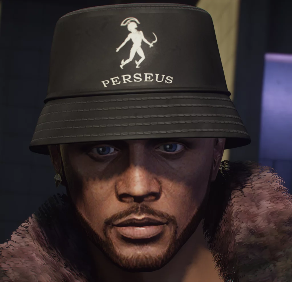 Designer bucket hat Retexture for MP Male 1.0