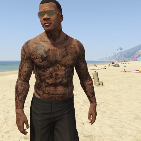 Franklin Body tattoo for Franklin 1.2 – GTA 5 mod