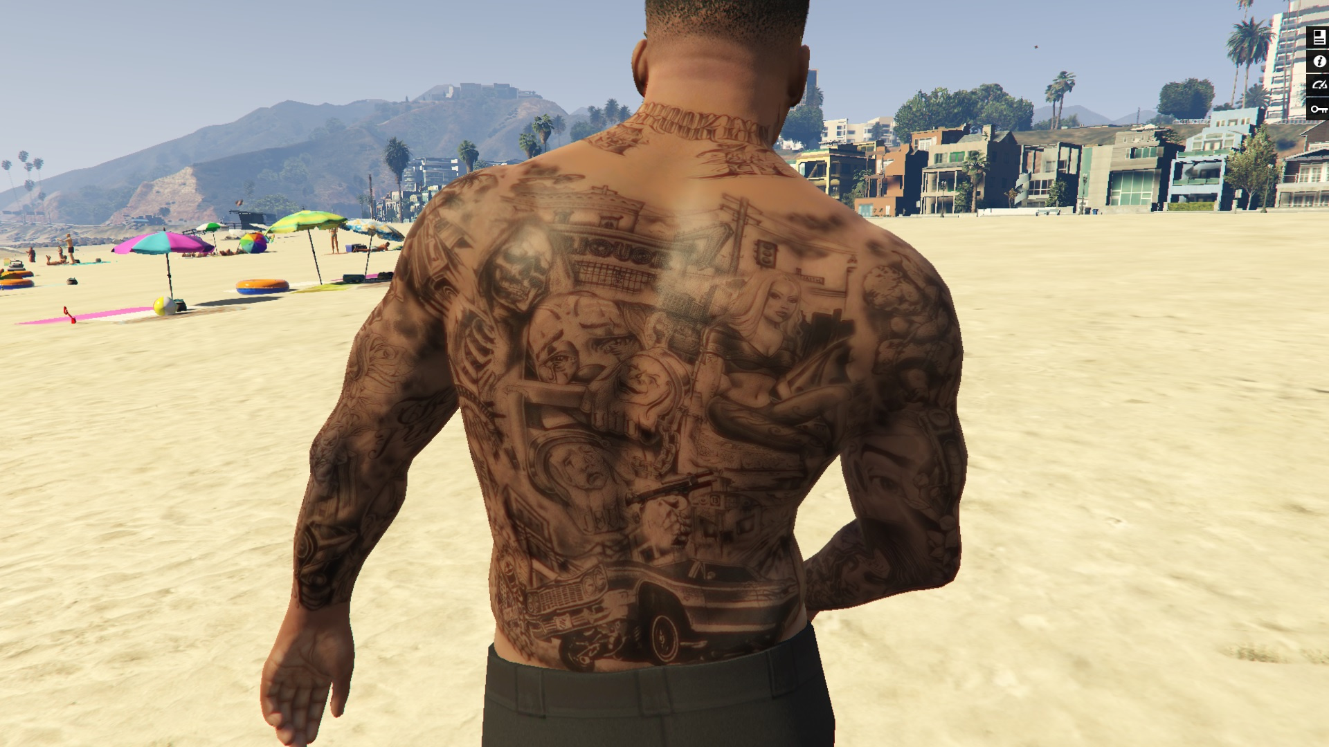 GTA 5 Tattoos for Franklin 03 Mod  GTAinsidecom