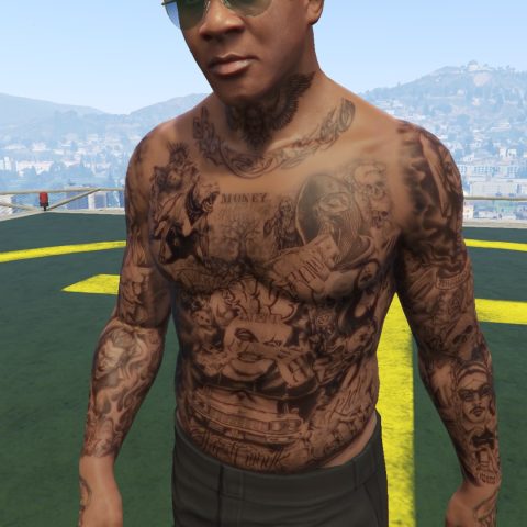 Franklin Body tattoo for Franklin 1.2 – GTA 5 mod