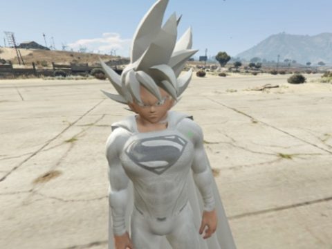 Goku Superman Ultra Instinct [Add On Ped] 1.0