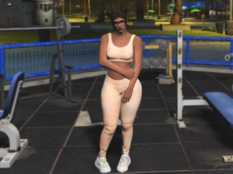 Gym Set Retextures for MP Female 1.0