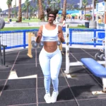 Gym Set Retextures for MP Female 1.0